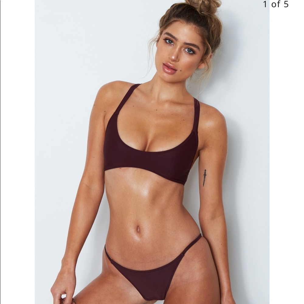 NWT White Fox Isla Bikini Top